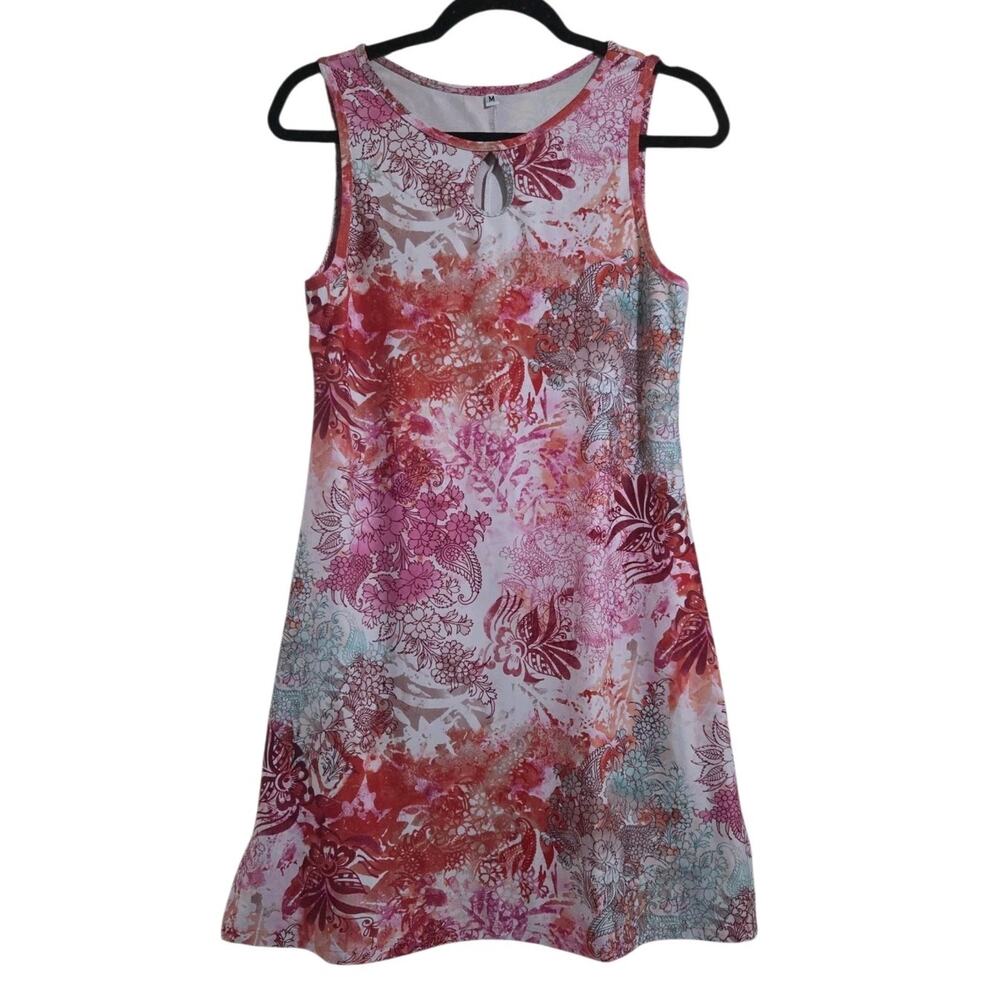 Nuu Muu RUU MUU Keyhole Dress Sleeveless Athleisure Med Stretch Exercise Sporty